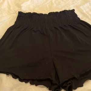 black cover up shorts
